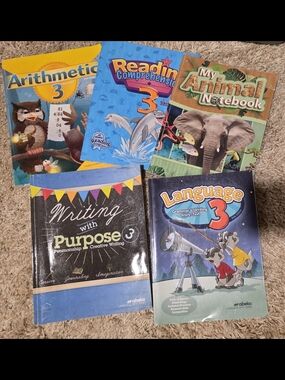 Abeka Grade 3 Workbook Set MISSING LESSONS